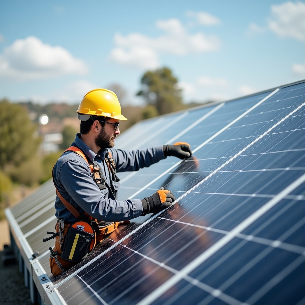 Solar panel installation by RB Maintenance, Electrical & Solar in Limpopo